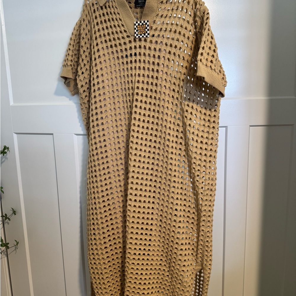 Be bold oversized knit dress + slip